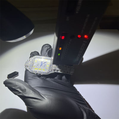 BV Moissanite Iced Out Watch  Stone Studded Watches In Japan