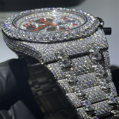 Hip Hop Luxury Moissanite AP Watch TNT Automatic Mechanical Watches