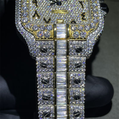 Round Brilliant Cut Moissanite  Watch